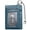 #04 Card Holder - Teal, variant on Genuine Leather Slim Minimalist Front Pocket Wallets with Metal Chain, Credit Card Holder ID Badge Case, RFID Blocking - Card Holder ONLY