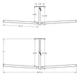 thumbnail image 2 of StoreYourBoard Ski and Snowboard Ceiling Storage Rack, Hi Port 2 Overhead Hanger Mount, 2 of 4