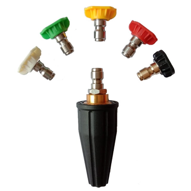 Boquilla turbo a prueba de óxido para un golpe potente, conector rápido y núcleo de cerámica para ahorrar tiempo en la limpieza, amplias aplicaciones y materiales de alta calidad para todas sus