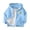 Blue-05, variant on Kids Hooded Windbreaker Front Moon Panda Print Full Zip Mesh Lined Elastic Cuff Lightweight Casual Jacket