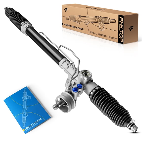 PHILTOP Hydraulic Power Steering Rack and Pinion for 2002-2006 A4 Quattro 1.8/3.0L, 2002-2006 A4 Replace# 26-2914