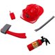 thumbnail image 1 of Firemen Tools Kids Fireman Hat Cosplay Kit For Kids 30X20X12CM ABS Imagination Development 1 Set, 1 of 1
