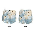 thumbnail image 5 of Lsque Animals Travel World Map Printed Women's Running Shorts with Liner Pockets,Elastic Quick Dry Workout Athletic Gym Yoga Shorts,Womens High Waist Shorts-Large, 5 of 9