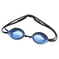 thumbnail image 1 of Lunettes de Natation de Course à Brouillard - Sangle Élastique Réglable Rapide, Lunettes de Natation pour Hommes Femmes - Bleu Foncé, 1 of 8