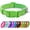 Green, variant on Minzimin Reflective Dog Collar, Soft Neoprene Padded Pet Collar with D Tag Ring, Adjustable for Small Dogs