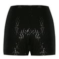 thumbnail image 4 of Njagoc3 Womens Shiny Sequin Shorts, Low Waist, Summer Clubbing and Festival Wear, Trendy Fit, 4 of 6