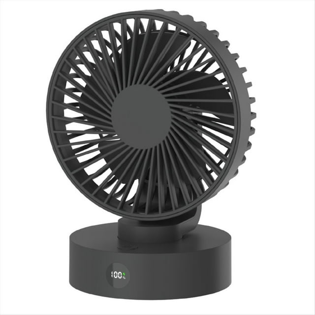 Ventilador de Escritorio Portátil Compacto, USB, Ajustable, para Uso Doméstico, con Pantalla Digital Inteligente, Novedad de Verano. Mini Ventilador Eléctrico C.
