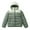 01 Green, variant on Fall Jackets for Kids Girls with a Hood Kids Boy Girl Puffer Jacket Coat Hood Mid Length Big Pocket Light Weight Warm Padded Winter Outwear