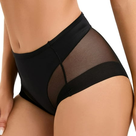 

Zukuco Women Tummy Control Underwear High Waist Shapewear Panties Body Shaper Seamless Briefs - 2 Pack