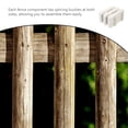 thumbnail image 2 of LEXSOMEO 12pcs Plastic Garden Lawn Fence Landscape Fencing Ornamental Garden Border Panel Plastic Fence Decoration Garden Decoration, 2 of 5