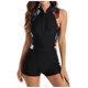 thumbnail image 1 of MKLEKYY Traje De Baño Mujer Women Sleeveless Tank Top Surf Wear Sun Swimsuit, 1 of 6
