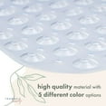thumbnail image 6 of Tranquil Beauty Extra Long Non-Slip Bath Mat With Suction Cups, Clear, 100 cm x 40 cm, 6 of 7