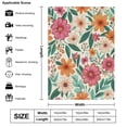 thumbnail image 2 of Floral Colorful Flower Backdrop Background for Photography Photo Booth Backdrop for Photoshoot Background Screen Video Recording Parties Curtain, 2 of 5