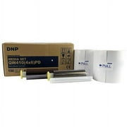 DNP QW410 4.5 Dye Sublimation Printer, 300x300 dpi, 190 4x6 Prints Per Hour - Bundle With DNP QW410 Printer Media, 4 x 6 , Slinger Padded Printer Carrying Case