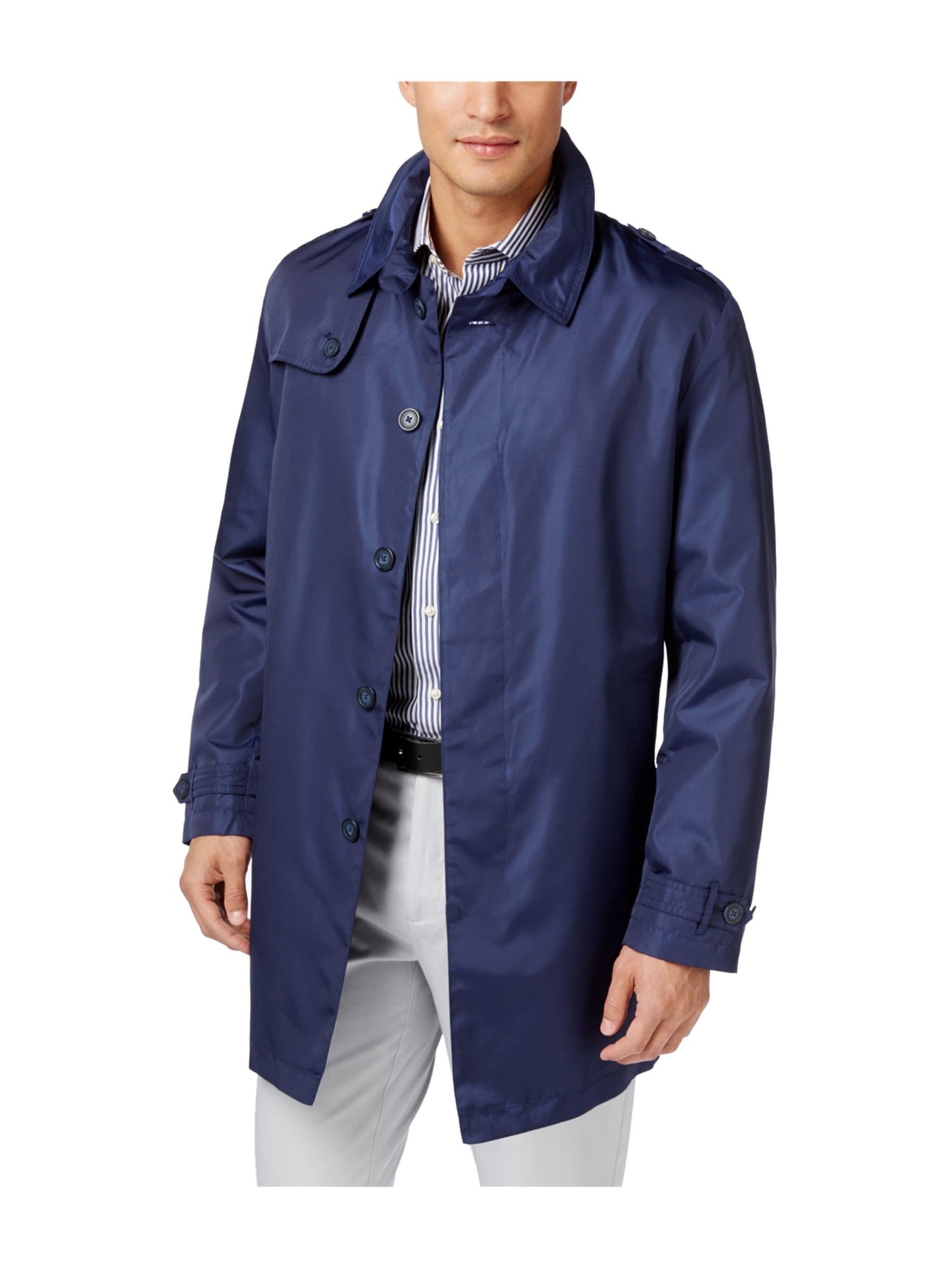 tommy hilfiger blue rain jacket