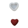 thumbnail image 3 of Fiaya Women Valentines Day 3D Heart Shape Candle Molds, 1pc Heart Flower Silicone Mold, Love Aromatherapy Moulds for Making Candy Cake Topper Soap Wax Home Decoration (S-1.69×1.85inch), 3 of 4