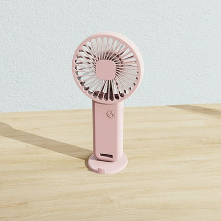 

Saekor Mini Handheld Fan Portable USB Rechargeable Cooling Fan for Indoor Outdoor Pink