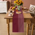 thumbnail image 2 of Red Striped Table Runner 108 Inches, Vintage Stripes Ombre Bed Runner Dresser Scarves Tabletop for Indoor Outdoor Parties/Ceremony/Banquet, 13"x 108", 2 of 9