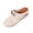Beige, variant on Women Chain Accent Backless Mule Shoes Slip On Comfortable Footwear For Office Work Daily Casual Outdoor Activities