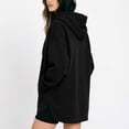 thumbnail image 6 of Vmvidoty Womens Oversized Hoodies Long Sleeve Sweatshirts Hooded Pullover Shirt Casual Tops with Pockets Black M, 6 of 6