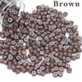 thumbnail image 2 of 1500Pcs Micro Link Rings Hair Tinsel Beads, Premium 5mm Silicone Micro Link Beads for Hair Extensions (1500Pcs, Brown & Black & Blonde), 2 of 13