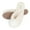 Ivory Slipper, variant on Jessica Simpson Women's Fluffy Pom Thong House Slide on Slippers with Memory Foam
