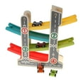 thumbnail image 2 of MERIGLARE Wooden 4-Layer Zig Race Track Car Ramp Racer with 4 Mini Cars, Kids Toddler, 2 of 9