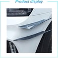 thumbnail image 4 of GFDYREE 4 PCS Car Front Bumper Lip Splitter, Fin Canards Body Spoiler Kit, Self-Adhesive Auto Edge Anti-Scratch Sticke, Body Deflector Diffuser, Universal for Most Car Decoration (Carbon Fib, 4 of 7
