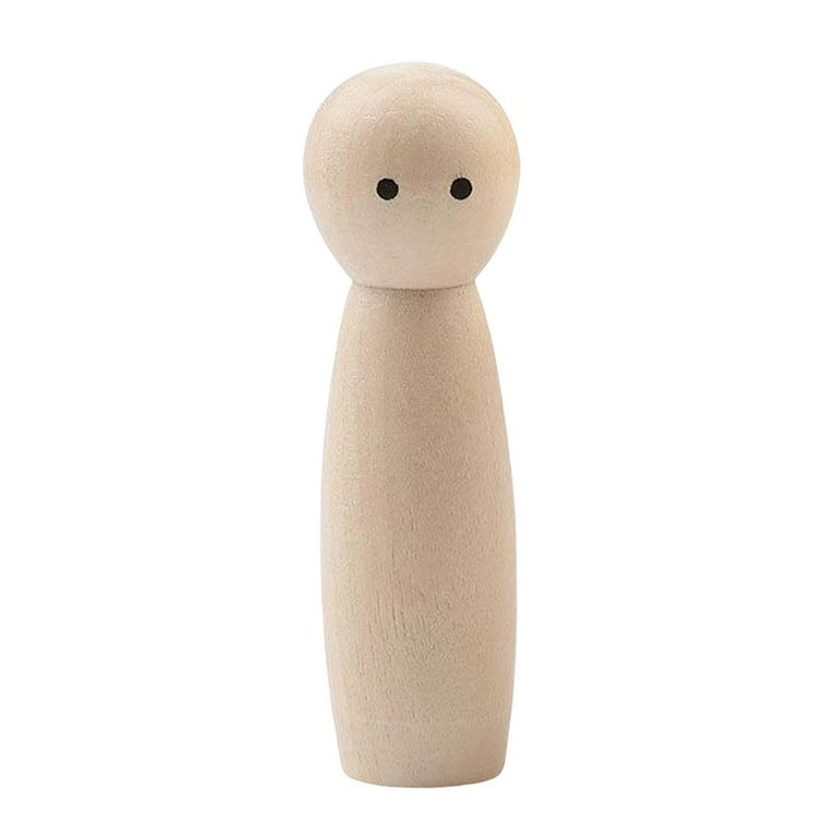 Unfinished wooden peg dolls sale
