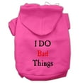 thumbnail image 5 of Pet, Dog  Cat Hoodie Screen Printed, "I Do Bad Things", 5 of 11