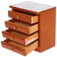 thumbnail image 3 of Mini Bedroom Bedside Cabinet for Doll House Model Wooden, 3 of 5