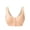 Beige 1, variant on Lixiuxyad Comfortable Wireless Bra For Mature Women Front Closure Vest Style Plus Size Soft Cup Bra For Everyday Wear,Bras for Women Beige 36