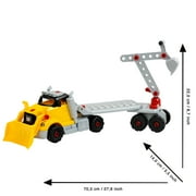 Cat®: Screw Truck 4-In-1 Set - Theo Klein 23 Piece Assembly Construction Toy With Toolbox, Including Digger & Dumper, Kids Pretend Play, Toys For Children Aged 3+