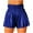 Blue, variant on Womens Sequin Shorts Elastic High Waisted Pleated Ruffle Cute Shorts Beach Flowy Casual Glitter Sparkly Shorts Purple 3XL