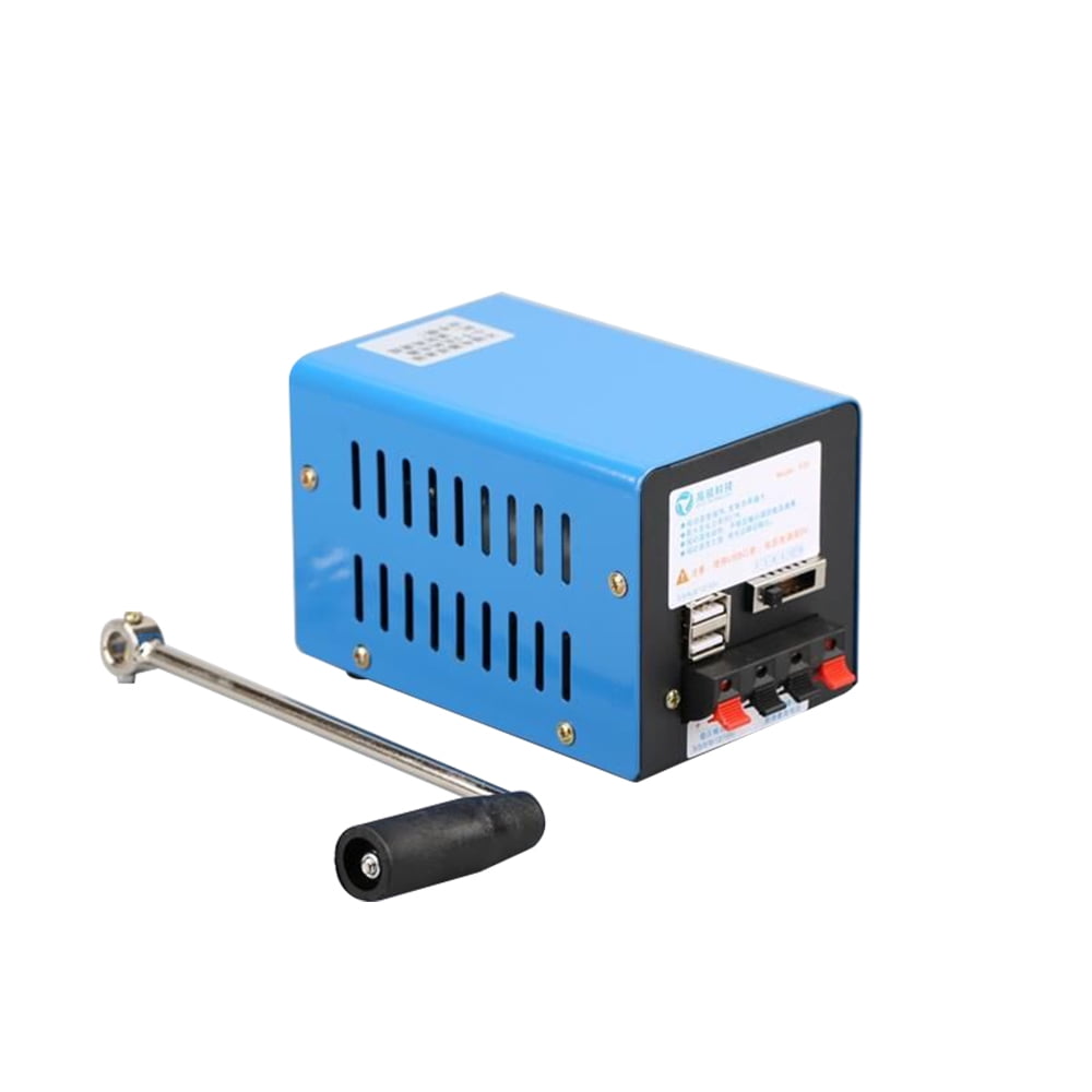 Lixada Outdoor 20W Multi-Function Portable Manual Crank Generator Emergency Survival Power Supply 