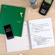 Five Star Spiral Notebook + Study App, 3 Subject, College Ruled, 8.5 x 11