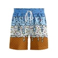 thumbnail image 2 of WILLBEST Bañador de Playa para Hombre, Cómodo, Holgado, Informal, de Verano, con Estampado Elegante para Actividades Al Aire Libre., 2 of 3