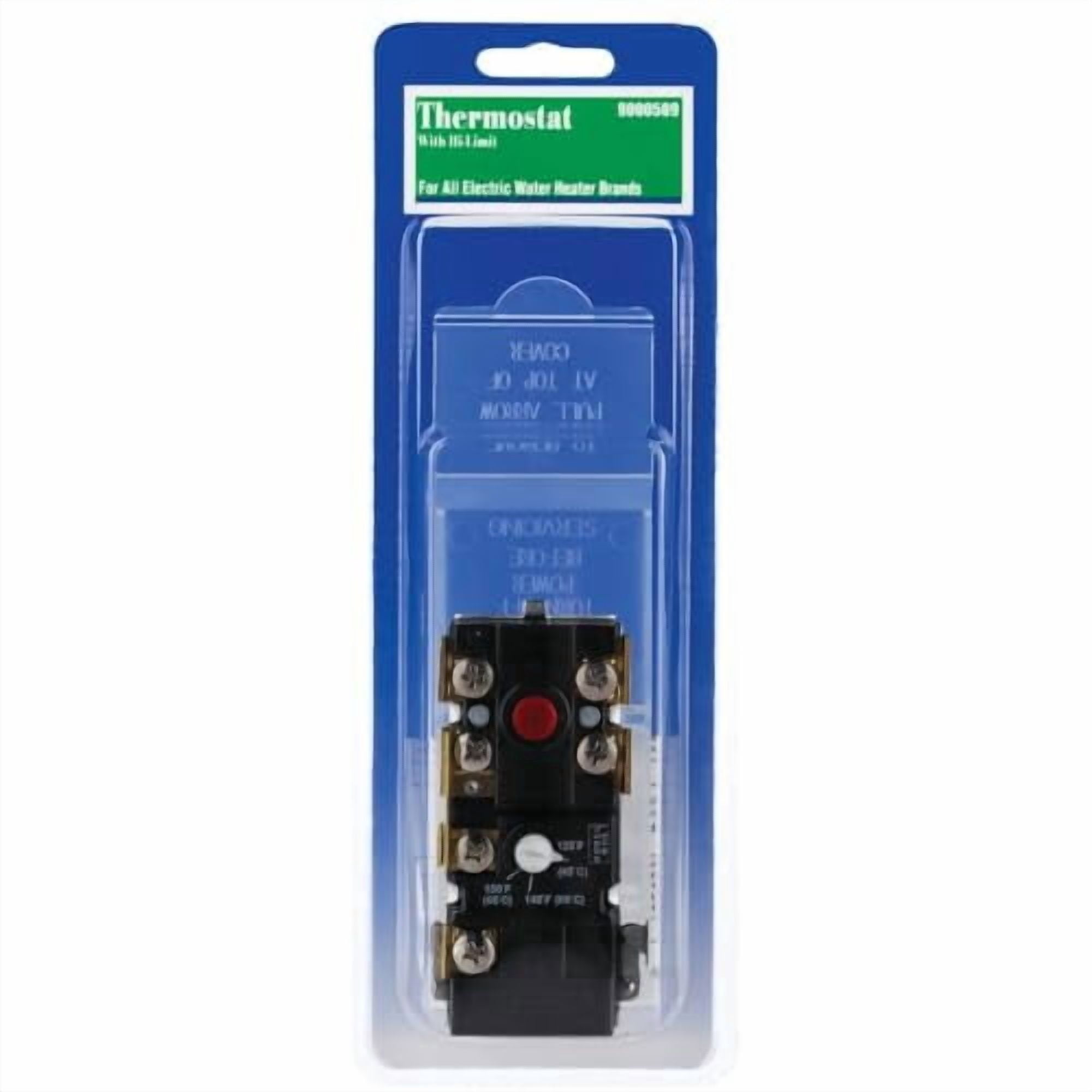 Reliance Electric Water Heater Thermostat 100108-425 - Single Element, Safety Switch - 1