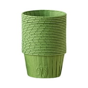 huanledash 50Pcs/Set Cupcake Liners BPA Free Food Grade DIY Baking Wedding Birthday Muffin Paper Cups Home Supplies