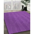 thumbnail image 2 of Ahgly Company Indoor Round Patterned Crimson Purple Area Rugs, 4' Round, 2 of 6