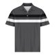 thumbnail image 3 of Blusa y camisa de manga corta con cuello vuelto para hombre, informal, de color liso, a rayas, con botones y estampado, blusa para hombre, 3 of 4