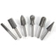 thumbnail image 1 of Juego de 6 fresas rotativas HSS con vástago de 6,35 mm para material de aluminio y hierro LingWen 8390605455063, 1 of 1