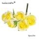 thumbnail image 3 of Paquete de flores amarillas para manualidades, set de 6/10/12/50/70/288 unidades de mezcla de bayas, estambre de cereza, caja de regalo para pastel de boda y Navidad, decoración de coronas, D1007, 3 of 4