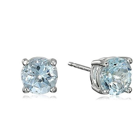Jewels Fashion Surgical Stainless Steel Studs Earrings Little Surgical Stainless Steel Studs Earrings Little Women Men Round 5mm Birthstone Cubic Zirconia