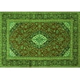 thumbnail image 1 of Ahgly Company Indoor Rectangle Medallion Green Traditional Area Rugs, 8' x 10', 1 of 1