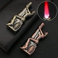 thumbnail image 4 of COFEST Home & Garden,Windproof Personalized Lighter Decorative Metal Straight Tube Lighter for Outdoor Barbecue,B,, 4 of 8
