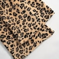 thumbnail image 4 of Bovemsi Wide Leg Pants Woman Leopard Print High Waisted Baggy Trousers Fuzzy Pajama Sleepwear Travel Pants, 4 of 6