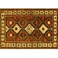 thumbnail image 1 of Ahgly Company Machine Washable Indoor Rectangle Persian Yellow Traditional Area Rugs, 3' x 5', 1 of 4