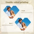 thumbnail image 4 of Custom Photo Building Brick Puzzle, Personalized Heart-Shaped Block Puzzle, Double-Sided Customizable with Same or Different Pictures, Birthday Mother's Day Christmas Valentine's Day Gifts, 8inX9.4in, 4 of 10