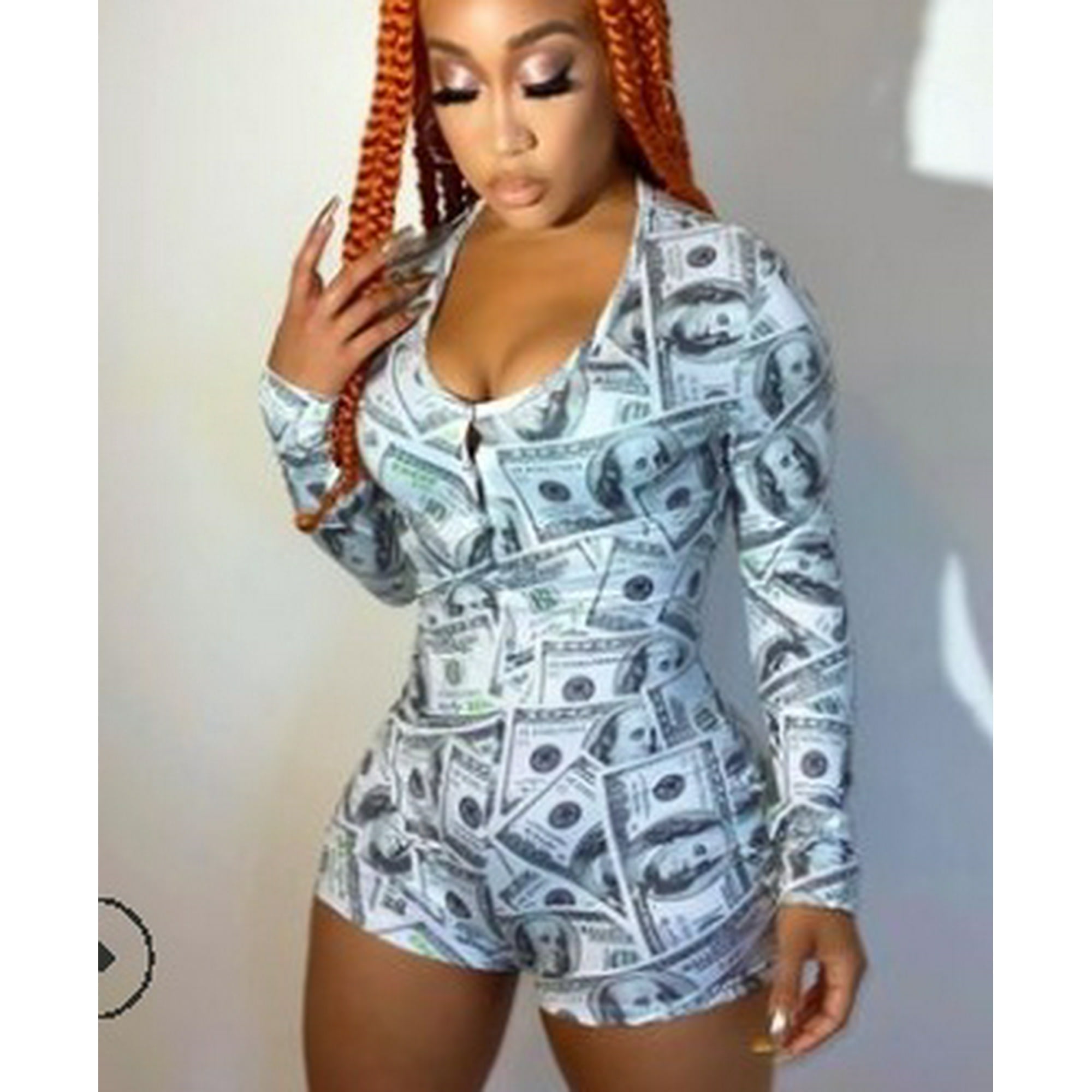 Long sleeve pj romper hotsell